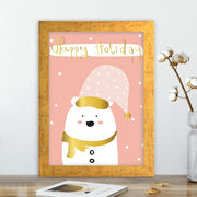 Quadro Decorativo MDF Emoldurado - Arte Multicolor 24x29cm com Moldura de Madeira 2cm