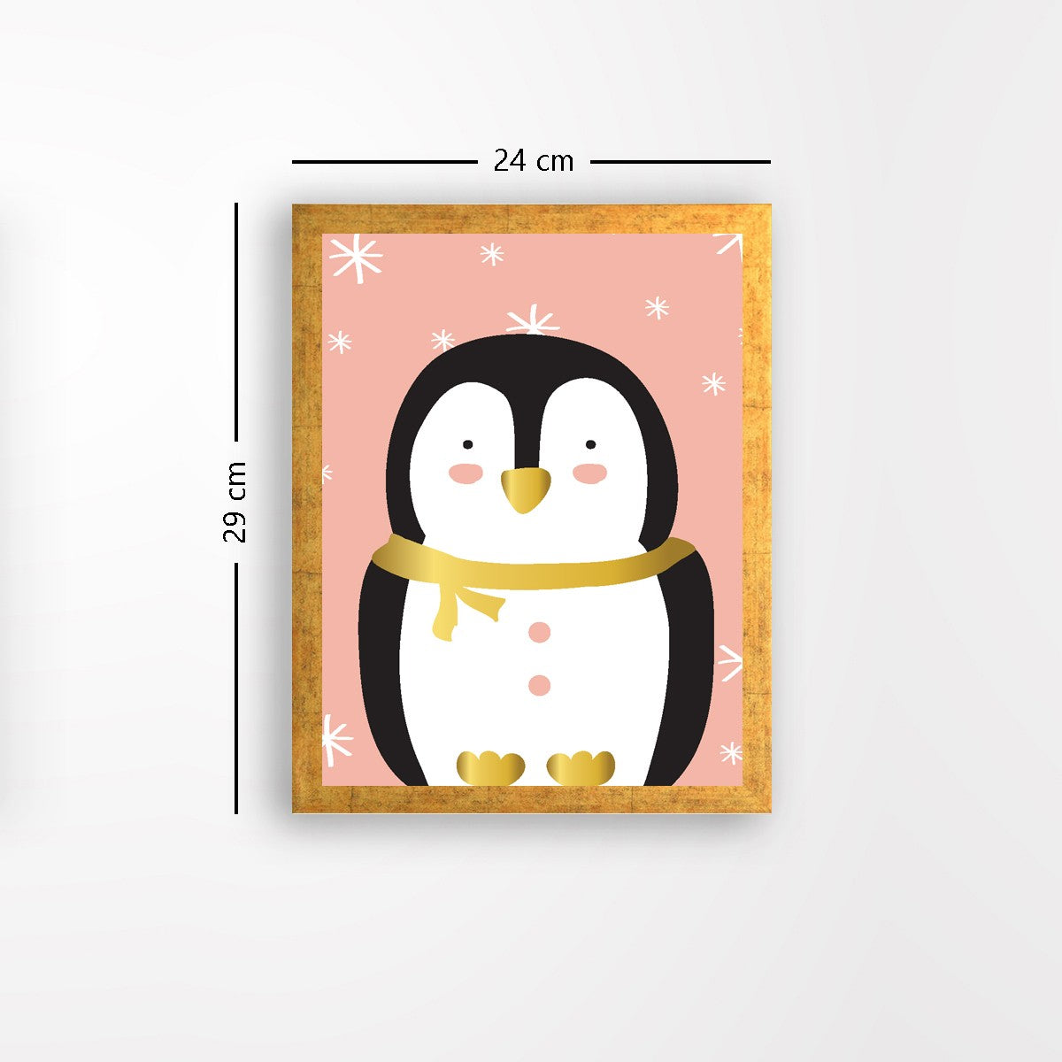 Quadro Decorativo MDF Emoldurado - Arte Multicolor 24x29cm com Moldura de Madeira 2cm