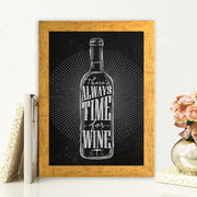 Quadro Decorativo MDF Emoldurado - Arte Multicolor 24x29cm com Moldura de Madeira 2cm