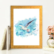 Quadro Decorativo MDF Emoldurado - Arte Multicolor 24x29cm com Moldura de Madeira 2cm