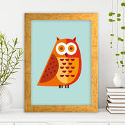 Quadro Decorativo MDF Emoldurado - Arte Multicolor 24x29cm com Moldura de Madeira 2cm