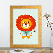 Quadro Decorativo MDF Emoldurado - Arte Multicolor 24x29cm com Moldura de Madeira 2cm