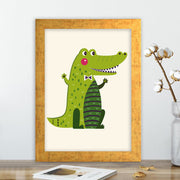 Quadro Decorativo MDF Emoldurado - Arte Multicolor 24x29cm com Moldura de Madeira 2cm