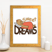 Quadro Decorativo MDF Emoldurado - Arte Multicolor 24x29cm com Moldura de Madeira 2cm