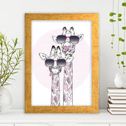 Quadro Decorativo MDF Emoldurado - Arte Multicolor 24x29cm com Moldura de Madeira 2cm