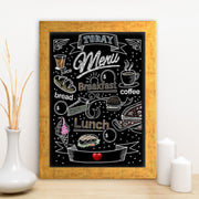 Quadro Decorativo MDF Emoldurado - Arte Multicolor 24x29cm com Moldura de Madeira 2cm