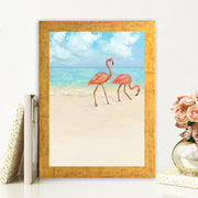 Quadro Decorativo MDF Emoldurado - Arte Multicolor 24x29cm com Moldura de Madeira 2cm