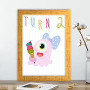 Quadro Decorativo MDF Emoldurado - Arte Multicolor 24x29cm com Moldura de Madeira 2cm