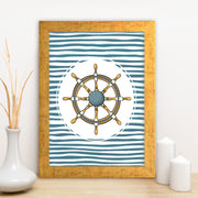 Quadro Decorativo MDF Emoldurado - Arte Multicolor 24x29cm com Moldura de Madeira 2cm