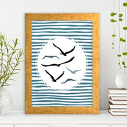 Quadro Decorativo MDF Emoldurado - Arte Multicolor 24x29cm com Moldura de Madeira 2cm