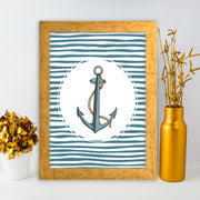 Quadro Decorativo MDF Emoldurado - Arte Multicolor 24x29cm com Moldura de Madeira 2cm