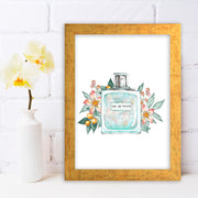 Quadro Decorativo MDF Emoldurado - Arte Multicolor 24x29cm com Moldura de Madeira 2cm