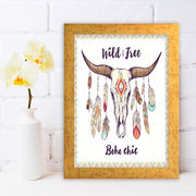 Quadro Decorativo MDF Emoldurado - Arte Multicolor 24x29cm com Moldura de Madeira 2cm