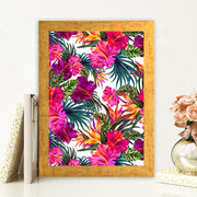 Quadro Decorativo MDF Emoldurado - Arte Multicolor 24x29cm com Moldura de Madeira 2cm