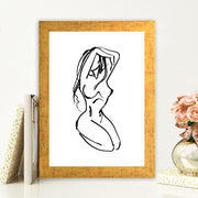 Quadro Decorativo MDF Emoldurado - Arte Multicolor 24x29cm com Moldura de Madeira 2cm