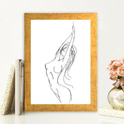 Quadro Decorativo MDF Emoldurado - Arte Multicolor 24x29cm com Moldura de Madeira 2cm