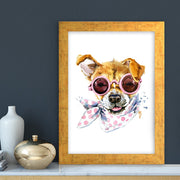 Quadro Decorativo MDF Emoldurado - Arte Multicolor 24x29cm com Moldura de Madeira 2cm