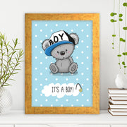 Quadro Decorativo MDF Emoldurado - Arte Multicolor 24x29cm com Moldura de Madeira 2cm