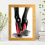 Quadro Decorativo MDF Emoldurado - Arte Multicolor 24x29cm com Moldura de Madeira 2cm