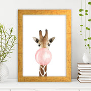 Quadro Decorativo MDF Emoldurado - Arte Multicolor 24x29cm com Moldura de Madeira 2cm