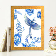 Quadro Decorativo MDF Emoldurado - Arte Multicolor 24x29cm com Moldura de Madeira 2cm