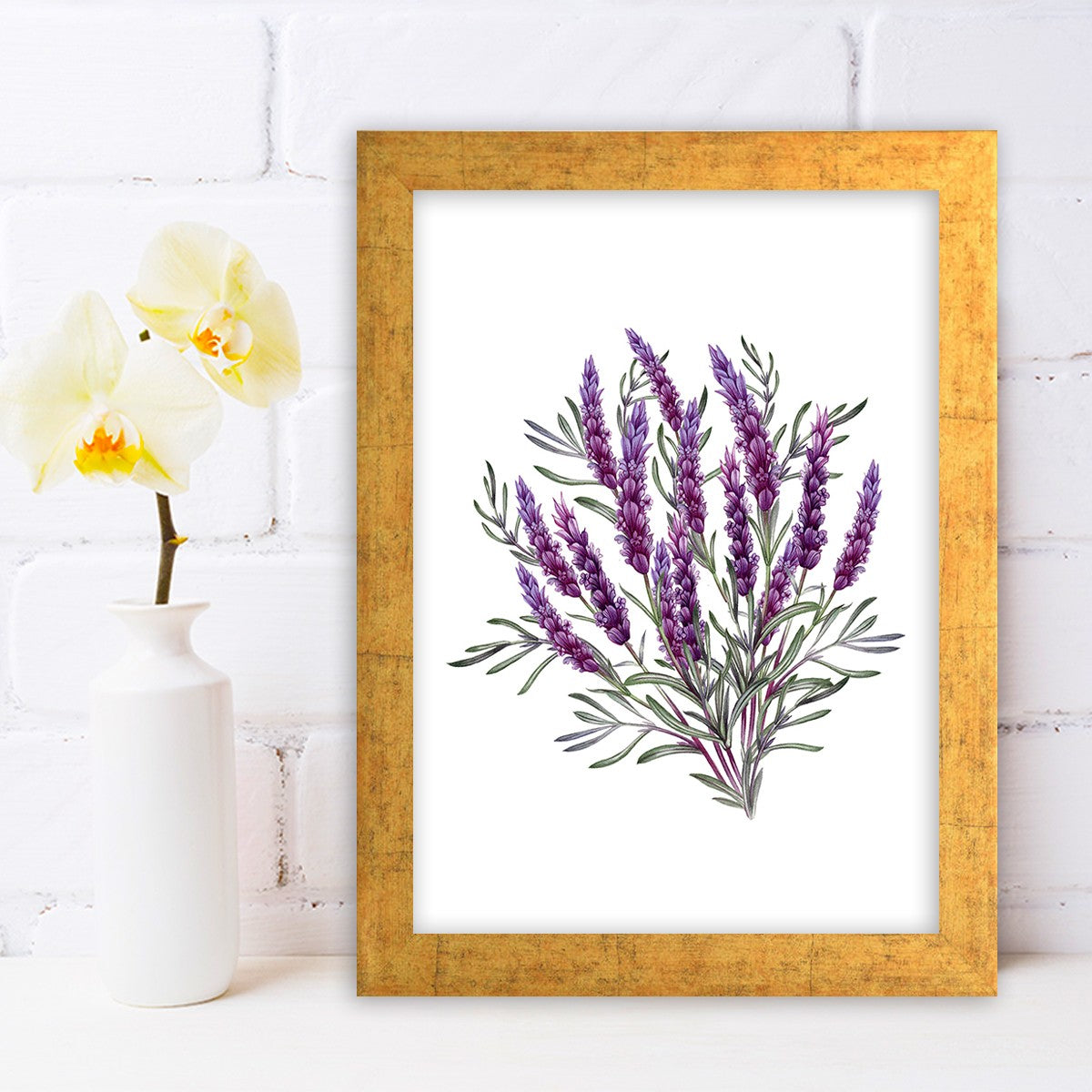 Quadro Decorativo MDF Emoldurado - Arte Multicolor 24x29cm com Moldura de Madeira 2cm