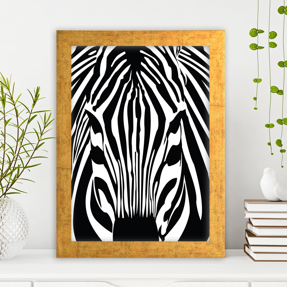 Quadro Decorativo MDF Emoldurado - Arte Multicolor 24x29cm com Moldura de Madeira 2cm