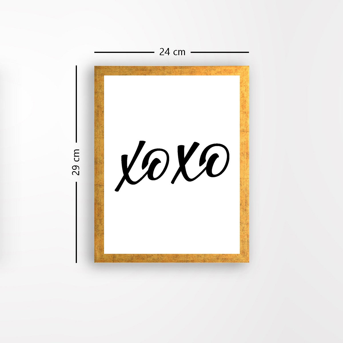 Quadro Decorativo MDF Emoldurado - Arte Multicolor 24x29cm com Moldura de Madeira 2cm