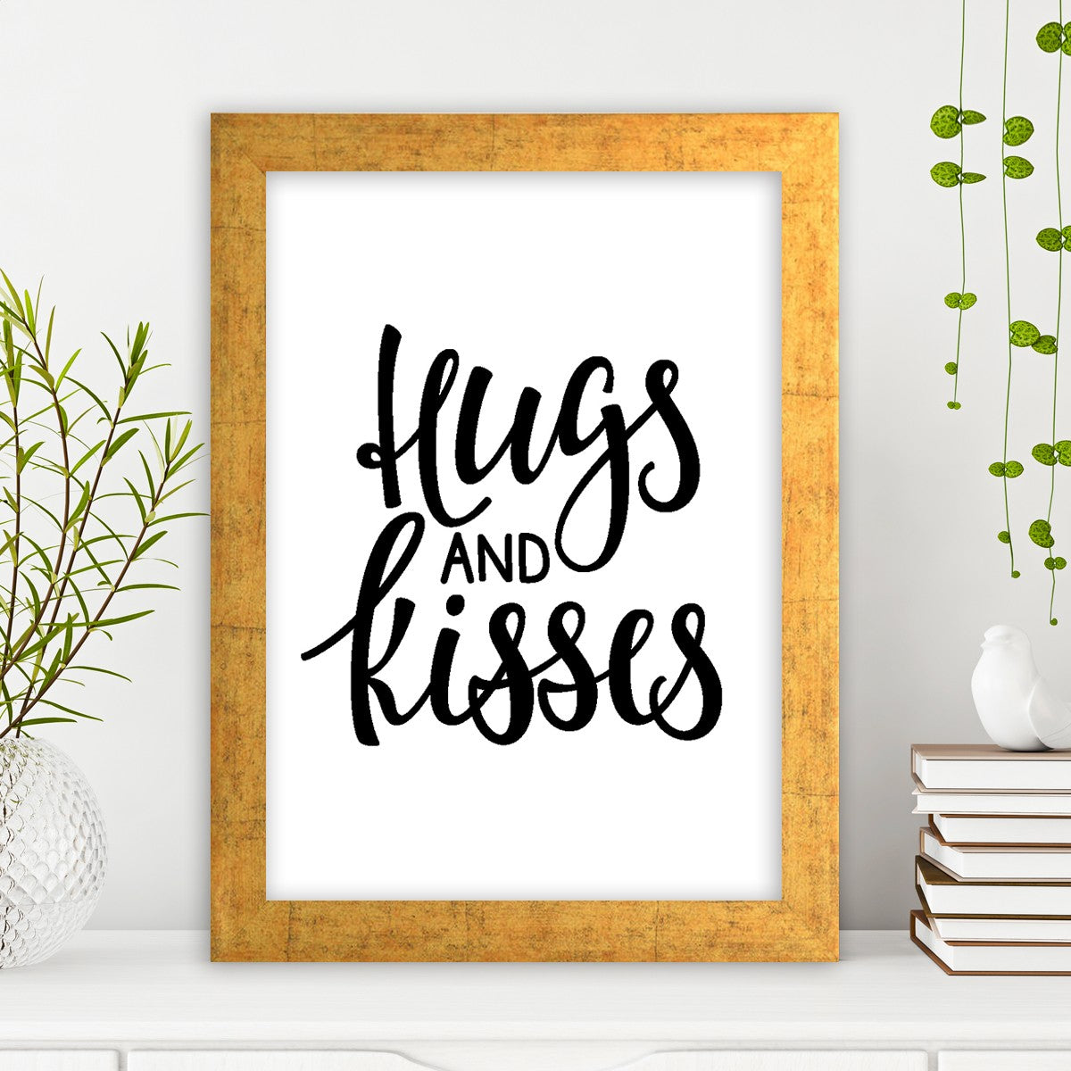 Quadro Decorativo MDF Emoldurado - Arte Multicolor 24x29cm com Moldura de Madeira 2cm