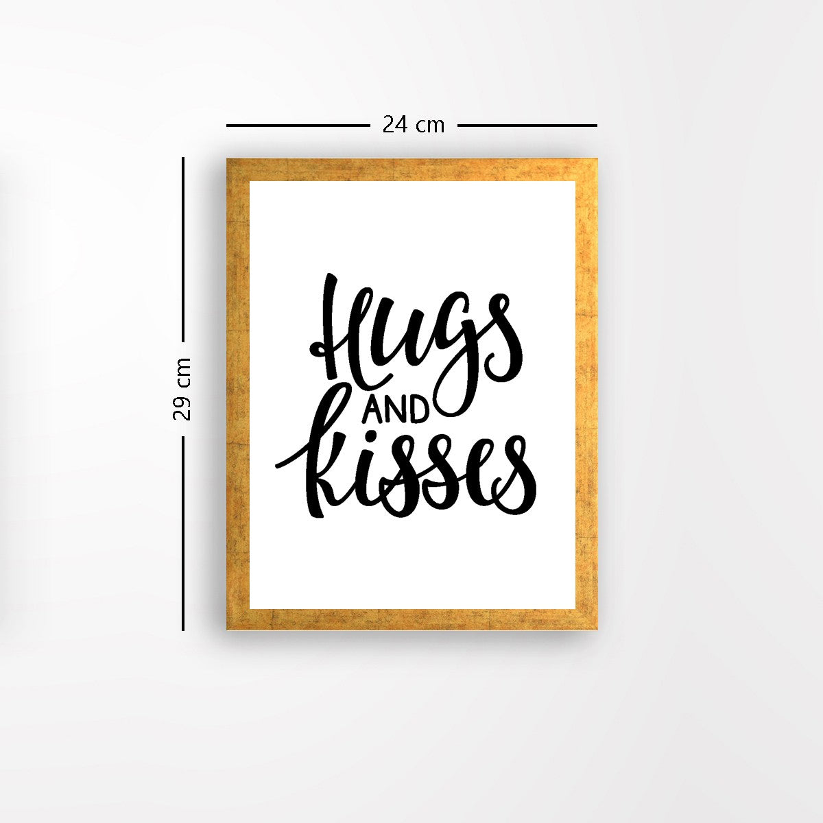 Quadro Decorativo MDF Emoldurado - Arte Multicolor 24x29cm com Moldura de Madeira 2cm