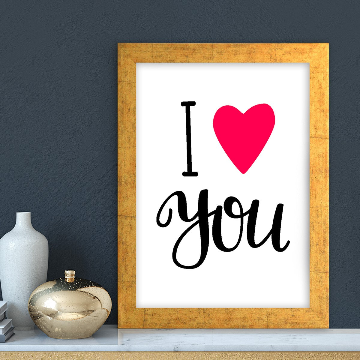 Quadro Decorativo MDF Emoldurado - Arte Multicolor 24x29cm com Moldura de Madeira 2cm