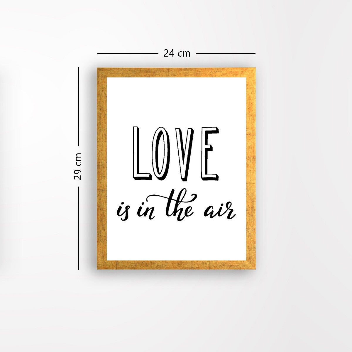 Quadro Decorativo MDF Emoldurado - Arte Multicolor 24x29cm com Moldura de Madeira 2cm