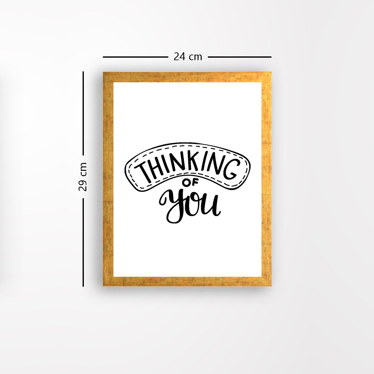 Quadro Decorativo MDF Emoldurado - Arte Multicolor 24x29cm com Moldura de Madeira 2cm