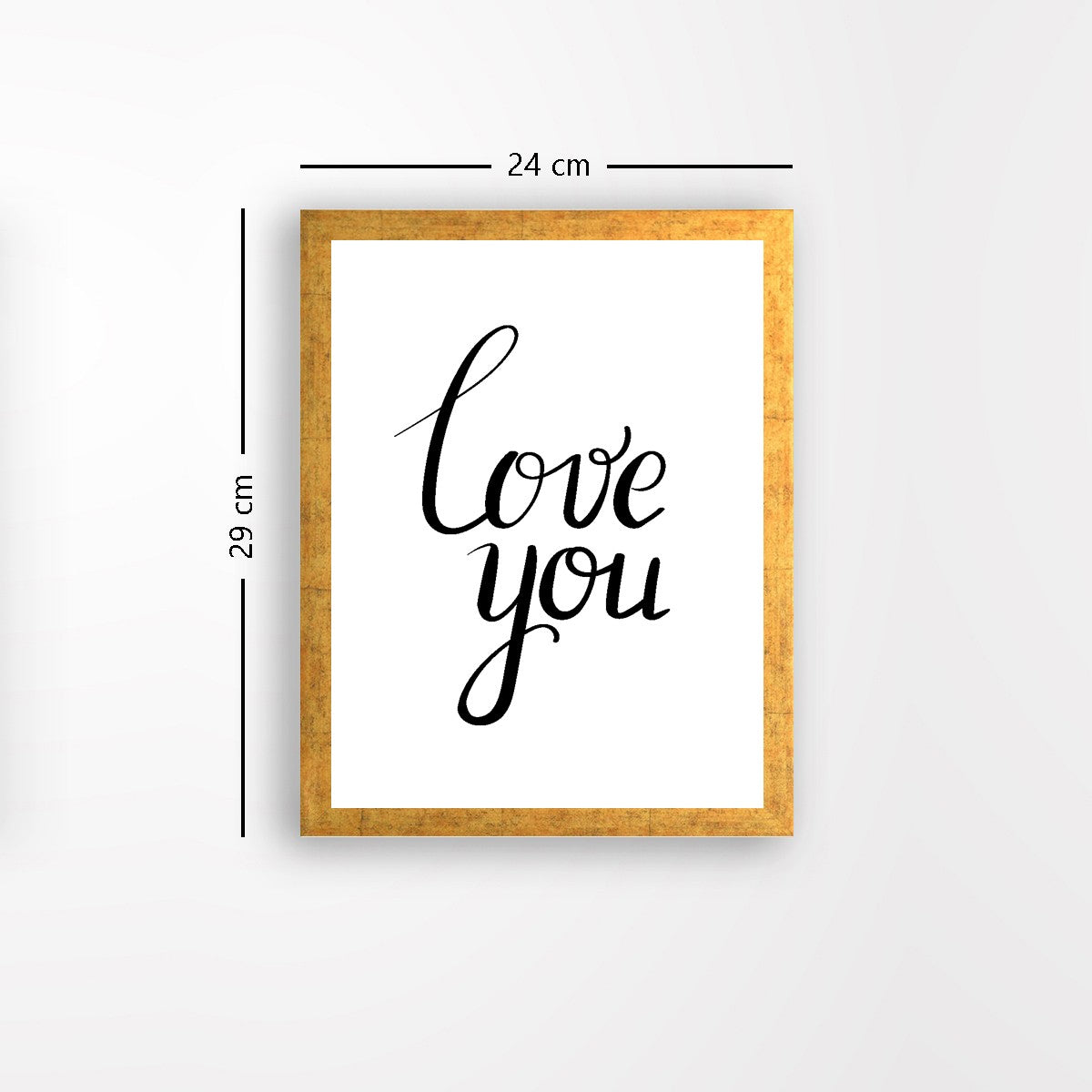 Quadro Decorativo MDF Emoldurado - Arte Multicolor 24x29cm com Moldura de Madeira 2cm