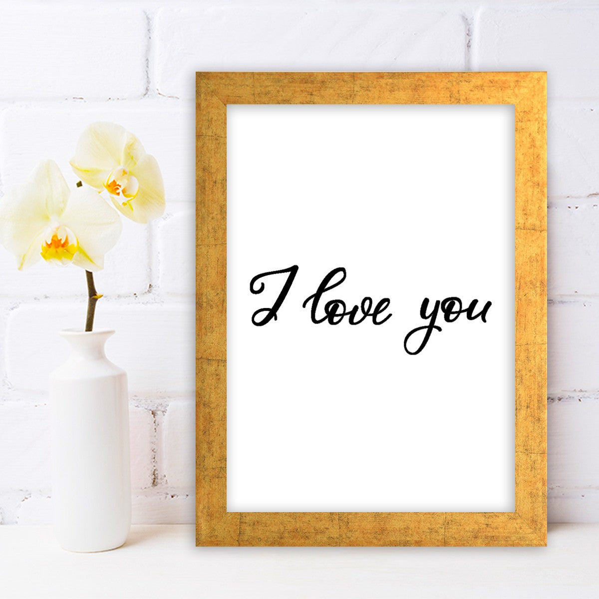 Quadro Decorativo MDF Emoldurado - Arte Multicolor 24x29cm com Moldura de Madeira 2cm