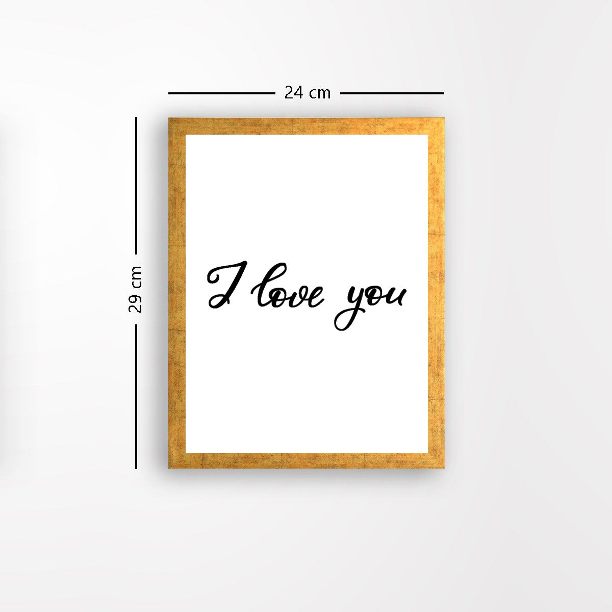 Quadro Decorativo MDF Emoldurado - Arte Multicolor 24x29cm com Moldura de Madeira 2cm