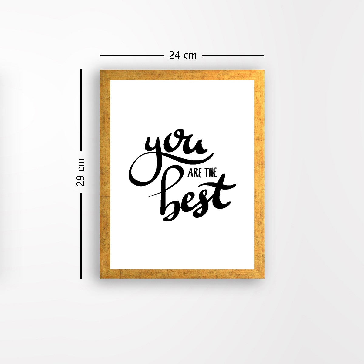 Quadro Decorativo MDF Emoldurado - Arte Multicolor 24x29cm com Moldura de Madeira 2cm