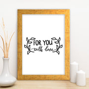 Quadro Decorativo MDF Emoldurado - Arte Multicolor 24x29cm com Moldura de Madeira 2cm