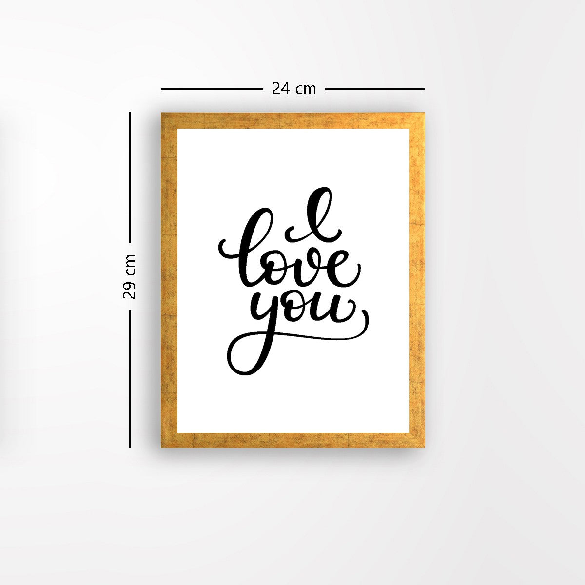 Quadro Decorativo MDF Emoldurado - Arte Multicolor 24x29cm com Moldura de Madeira 2cm