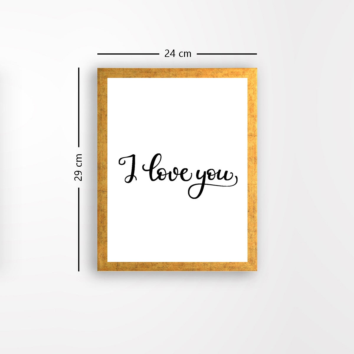 Quadro Decorativo MDF Emoldurado - Arte Multicolor 24x29cm com Moldura de Madeira 2cm