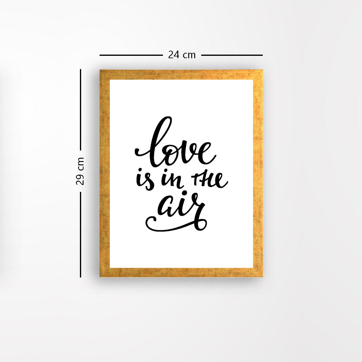 Quadro Decorativo MDF Emoldurado - Arte Multicolor 24x29cm com Moldura de Madeira 2cm