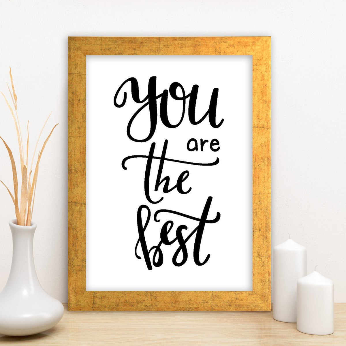 Quadro Decorativo MDF Emoldurado - Arte Multicolor 24x29cm com Moldura de Madeira 2cm