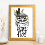 Quadro Decorativo MDF Emoldurado - Arte Multicolor 24x29cm com Moldura de Madeira 2cm