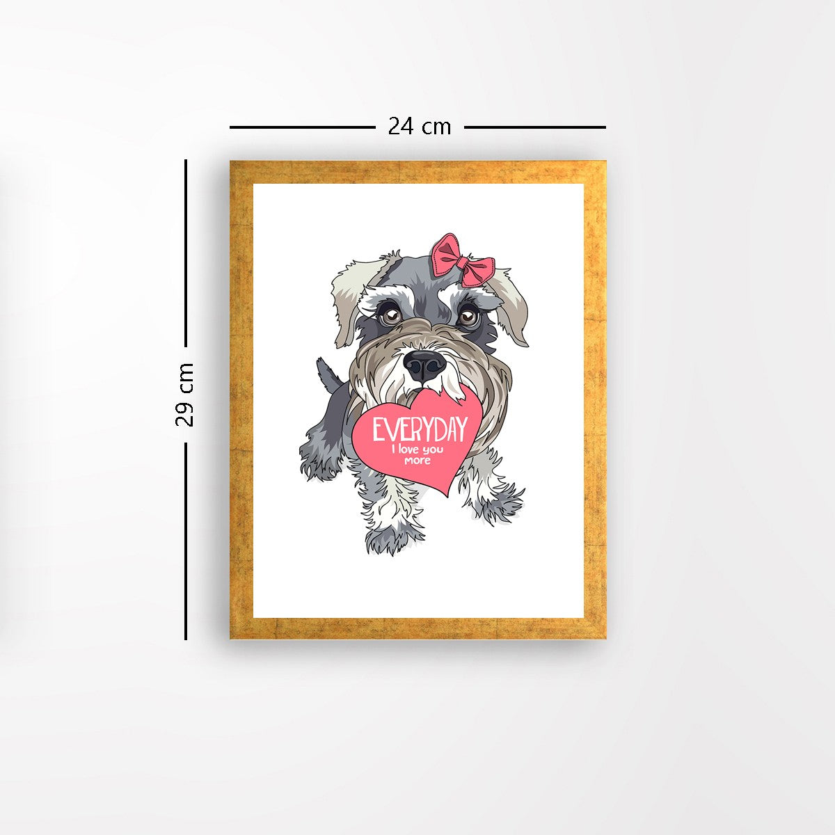 Quadro Decorativo MDF Emoldurado - Arte Multicolor 24x29cm com Moldura de Madeira 2cm