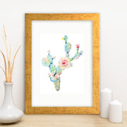 Quadro Decorativo MDF Emoldurado - Arte Multicolor 24x29cm com Moldura de Madeira 2cm