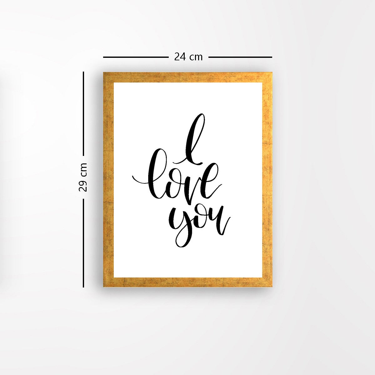 Quadro Decorativo MDF Emoldurado - Arte Multicolor 24x29cm com Moldura de Madeira 2cm