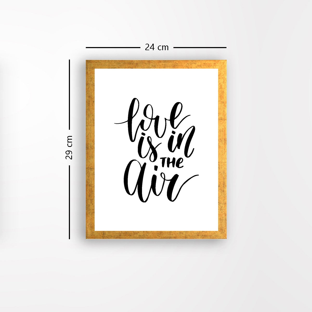 Quadro Decorativo MDF Emoldurado - Arte Multicolor 24x29cm com Moldura de Madeira 2cm