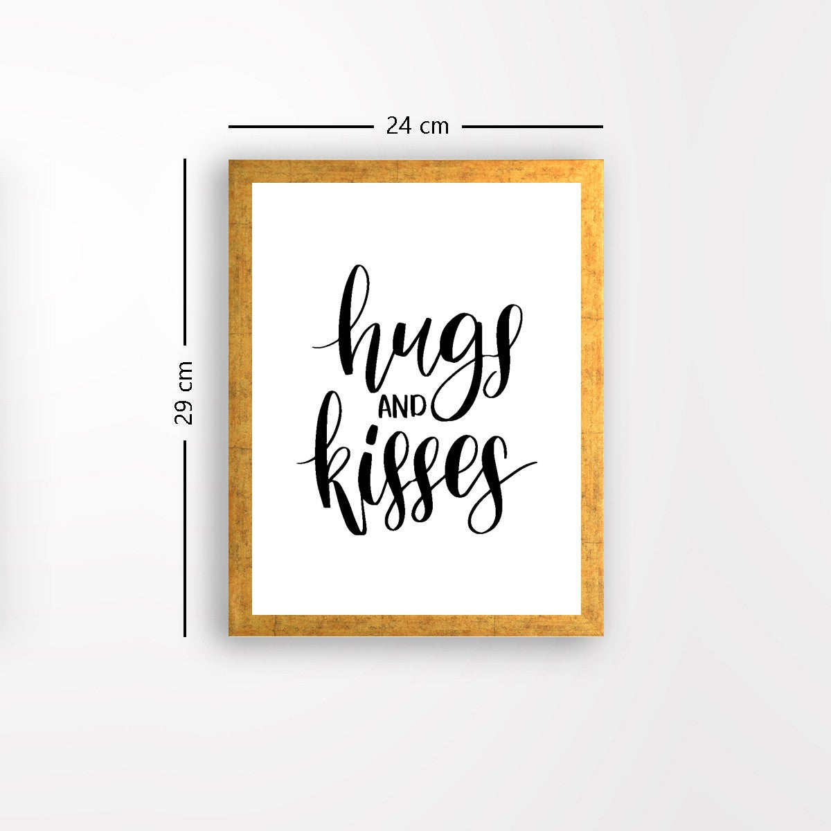 Quadro Decorativo MDF Emoldurado - Arte Multicolor 24x29cm com Moldura de Madeira 2cm