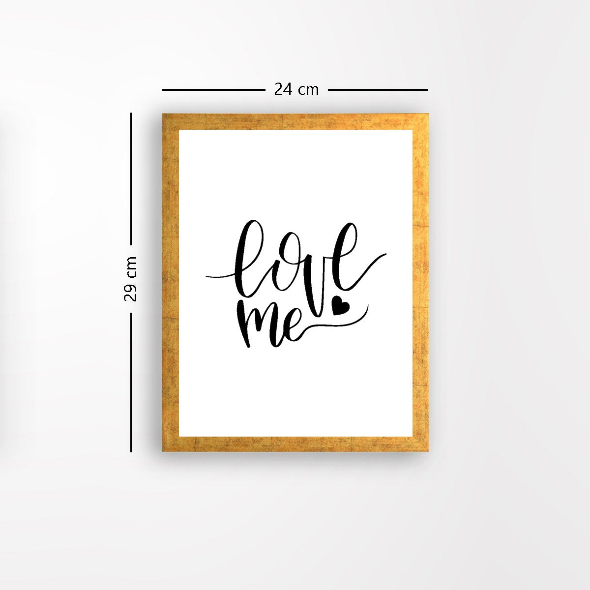 Quadro Decorativo MDF Emoldurado - Arte Multicolor 24x29cm com Moldura de Madeira 2cm