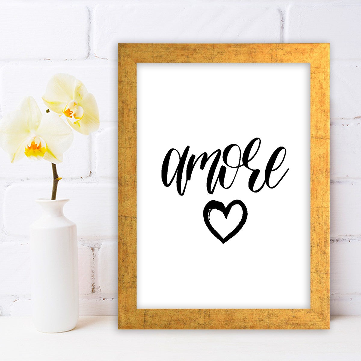 Quadro Decorativo MDF Emoldurado - Arte Multicolor 24x29cm com Moldura de Madeira 2cm